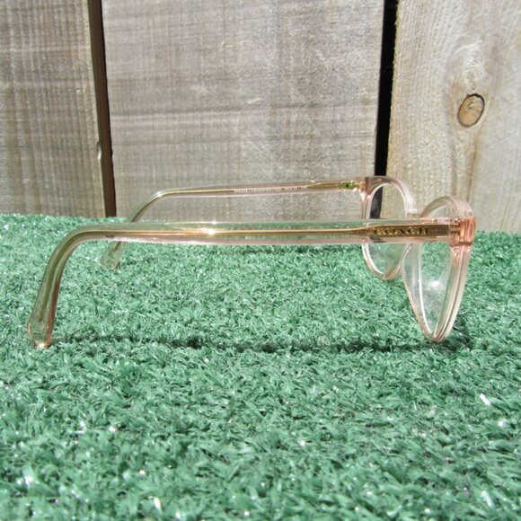 Coach Transparent Pink Eyeglass Frames ONLY 6138 w/ Case 5668 main image 5